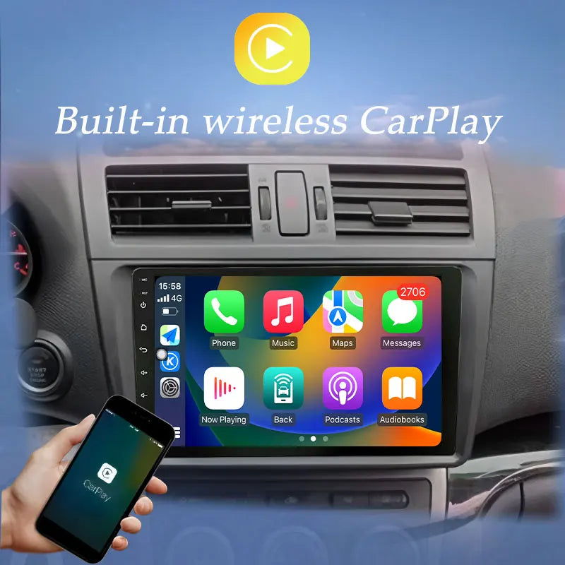 GPS Navigation for Nissan Navara 2006 - 2012 CarPlay Car Radio Video Audio Multimedia Player DSP Stereo Bluetooth  QLED Screen