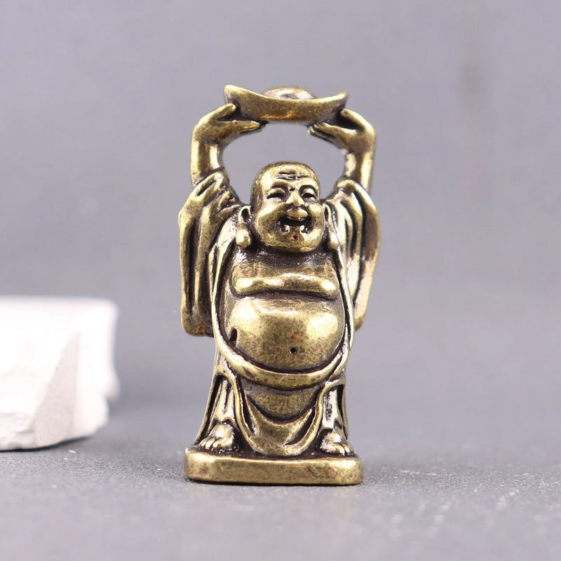 Maitreya Buddha Miniatures Figurines Home Decor Statue Ornaments Home Decor Craft for Living Room Desk Decoration