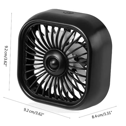 Portable Mini Car Vent Fan - High-Speed Cooling USB Fan - Energy-Efficient, Vibrant Colors, Easy Install