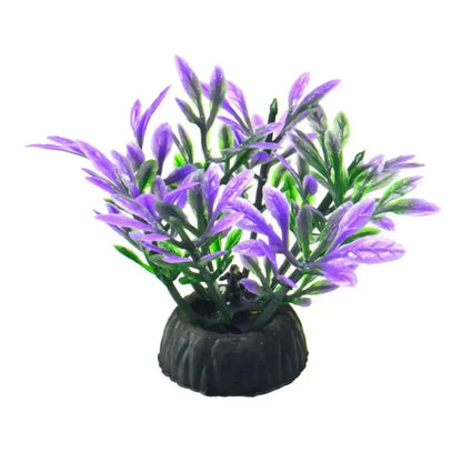 Vibrant Artificial Seaweed Aquarium Plants - Diverse & Lifelike Fish Tank Landscaping Decor