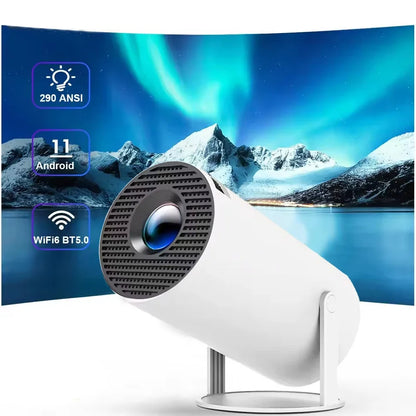 2026 New Projector 4K Android 11 Wifi6 290ANSI Allwinner H713 BT5.0 1080P 1280*720P Cinema Outdoor Portable Projetors ﻿