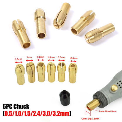 Toolour Cordless Rotary Tool Kit 26 Accessories 3-Speed Adjust Power Rotary Tools 5V 2A Electric Carving Pen for DIY Projects