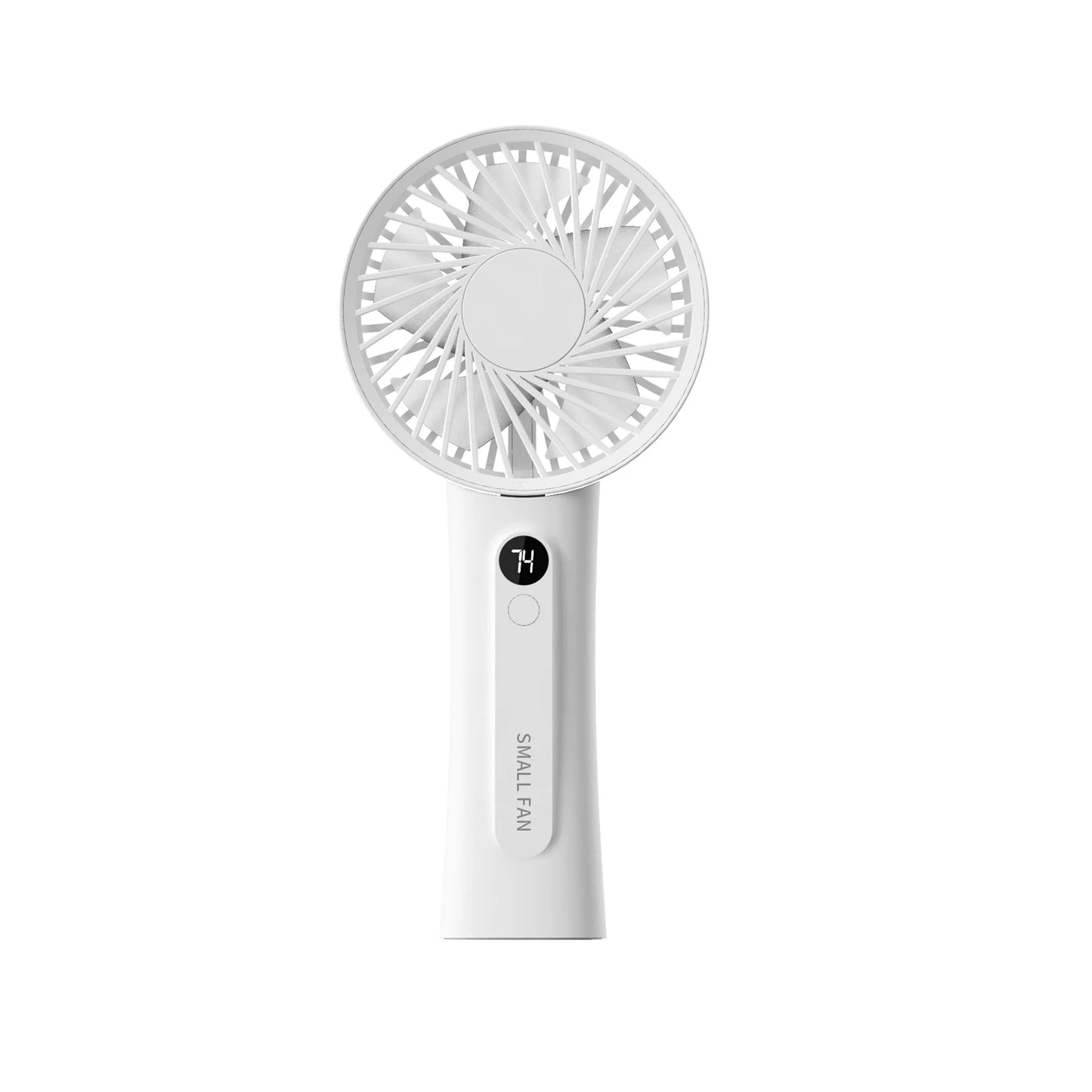 New Portable Handheld Fan, Fan 6 Speed Wind LED Display Personal Mini Travel Fan  Hand Held Fan USB Foldable Electric Fan