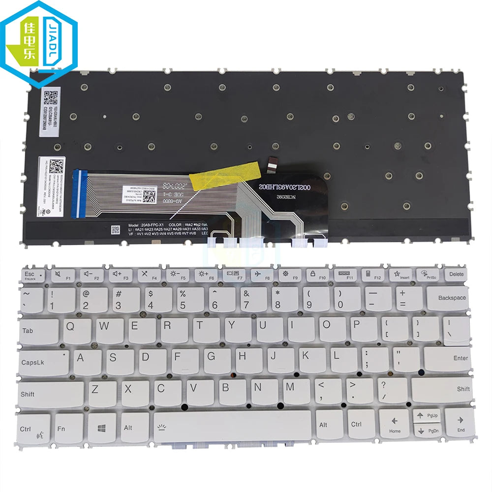 LA US Backlight Keyboard for Lenovo YOGA SLIM 7-13ITL05 7-13ACN05 Carbon 13ITL5 English Laptop Keyboards Light SN21A19932