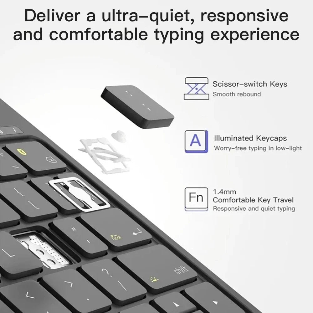 New Magic Keyboard For iPad 11th A16 Air 6 2025 iPad Case Pro 13 12.9 11 iPad 7 8 9 10th Gen Air4 5 10.9 Spanish Hebrew Keyboard