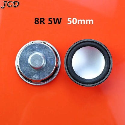 JCD 1Piece 8 ohm 8R 0.5W 1W 2W 3W 5W 0.5 1 2 3 5 watt LoudSpeaker  Diameter 50mm 57mm 66mm 77mm Speaker