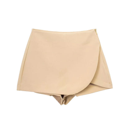 2025 Black Mini Skirt Shorts Woman Fashion Asymmetric Skort For Women High Waist Short Skirts Woman Summer Casual Shorts