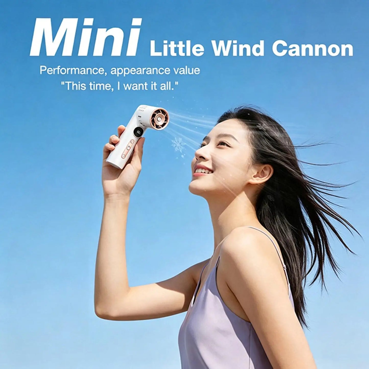 Portable Handheld Fan Foldable Mini Powerful Rotatable Device Small Portable Fan For Summer Camping Outdoor Beach Festival