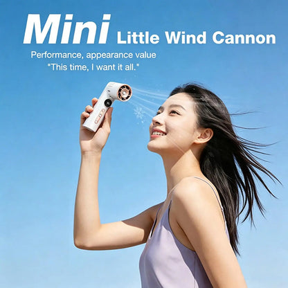 Portable Handheld Fan Foldable Mini Powerful Rotatable Device Small Portable Fan For Summer Camping Outdoor Beach Festival