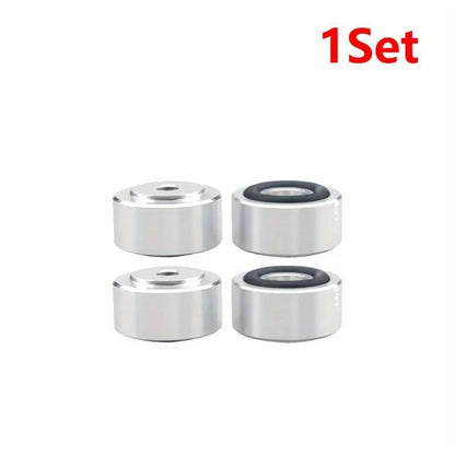 4Pcs Speaker Spikes Stand Feet Pad Aluminum Alloy Speaker Isolation Stand Feet Pad Speaker Feet Pad for Speaker
