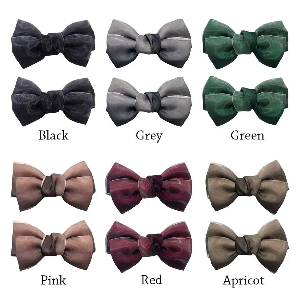 1 Pc Accessories High Heel Gauze Removable Charm Buckle Shiny Clips Shoe Decorations Clip Bow Ribbon