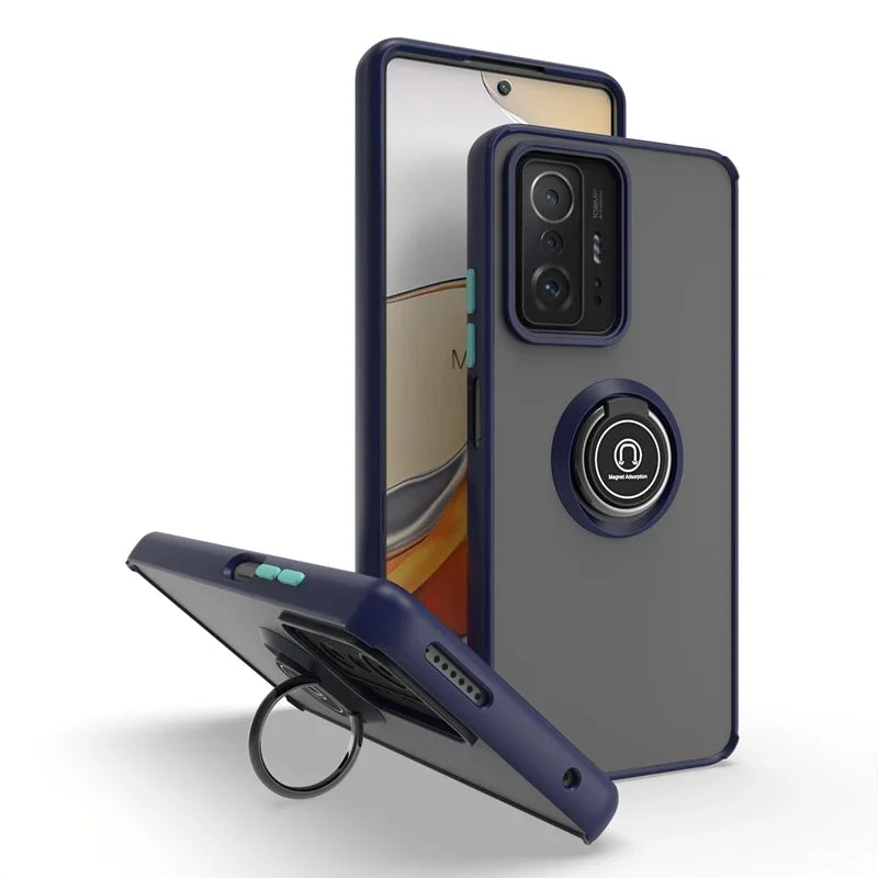 Shockproof Case For Xiaomi 15T 14T 13T 12T 11T 12X 15 14 13 12 Mi 11 Lite 5G NE 10T 9T Pro 11i Translucent Magnet Case Cover
