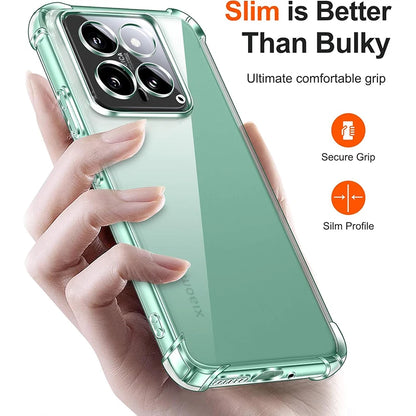 Luxury Clear Shockproof Soft Case For Xiaomi Mi 17 Pro Max 15T 15 14 14T 13 13T 12 12T 11 11T Lite Pro Ultra Thin Cover Case