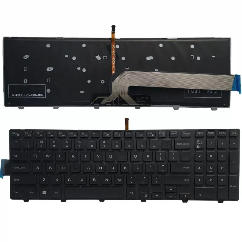 New For DELL Latitude 3550 3560 3570 Laptop Keyboard With Backlit US English
