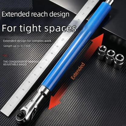 High Accuracy Ratchet Wrench With 72 Teeth And Ergonomic Handle For Professional Mechanics And DIY Automobile Maintenance M4YD