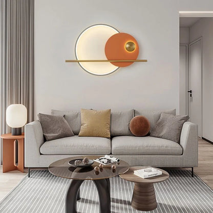 Modern bedroom bedside wall lamp living room sofa TV background wall decorative lamp Scandinavian light luxury designer mural li