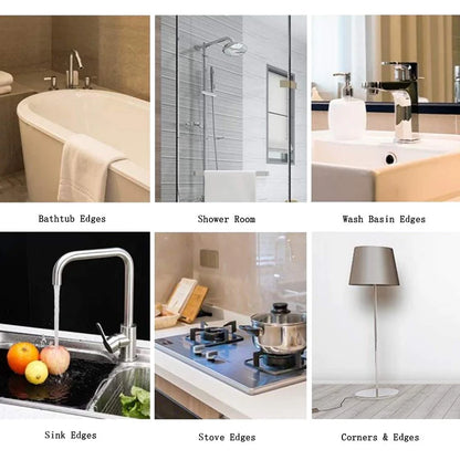 Clear Caulking Waterproof Sealing Tape For Kitchen Sink Bathroom Transparent Seif-Adhesive Gaps Sealing Strip Tape One Sided