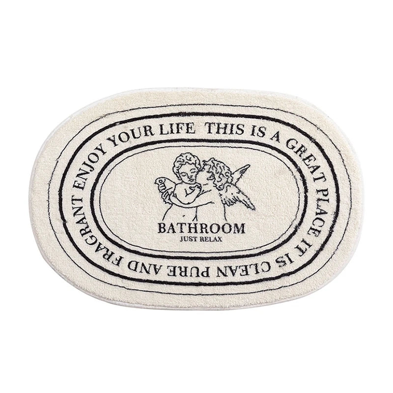 Non-Slip Bath Mat INS Style Doormat Absorbent Carpets Entrance Rug Balcony Floor Mats Living Room Bathroom Area Rugs 발매트