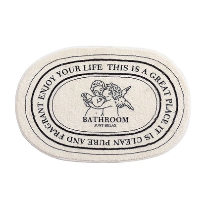 Non-Slip Bath Mat INS Style Doormat Absorbent Carpets Entrance Rug Balcony Floor Mats Living Room Bathroom Area Rugs 발매트