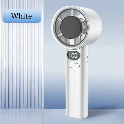 New Handheld Fan 120 Speed Portable Bladeless Desktop Fans Rechargeable Instant Cooling With Ice Mode For Men Women