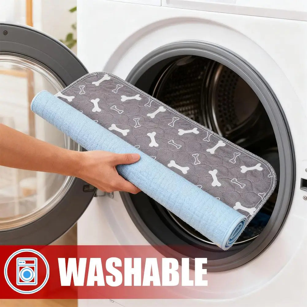 Pet Bed Mat Reusable Dog Urine Pad Puppy Pee Fast Absorbing Pad Rug Pet Dog Diaper Urine Pads For Small/Medium/Large Dogs