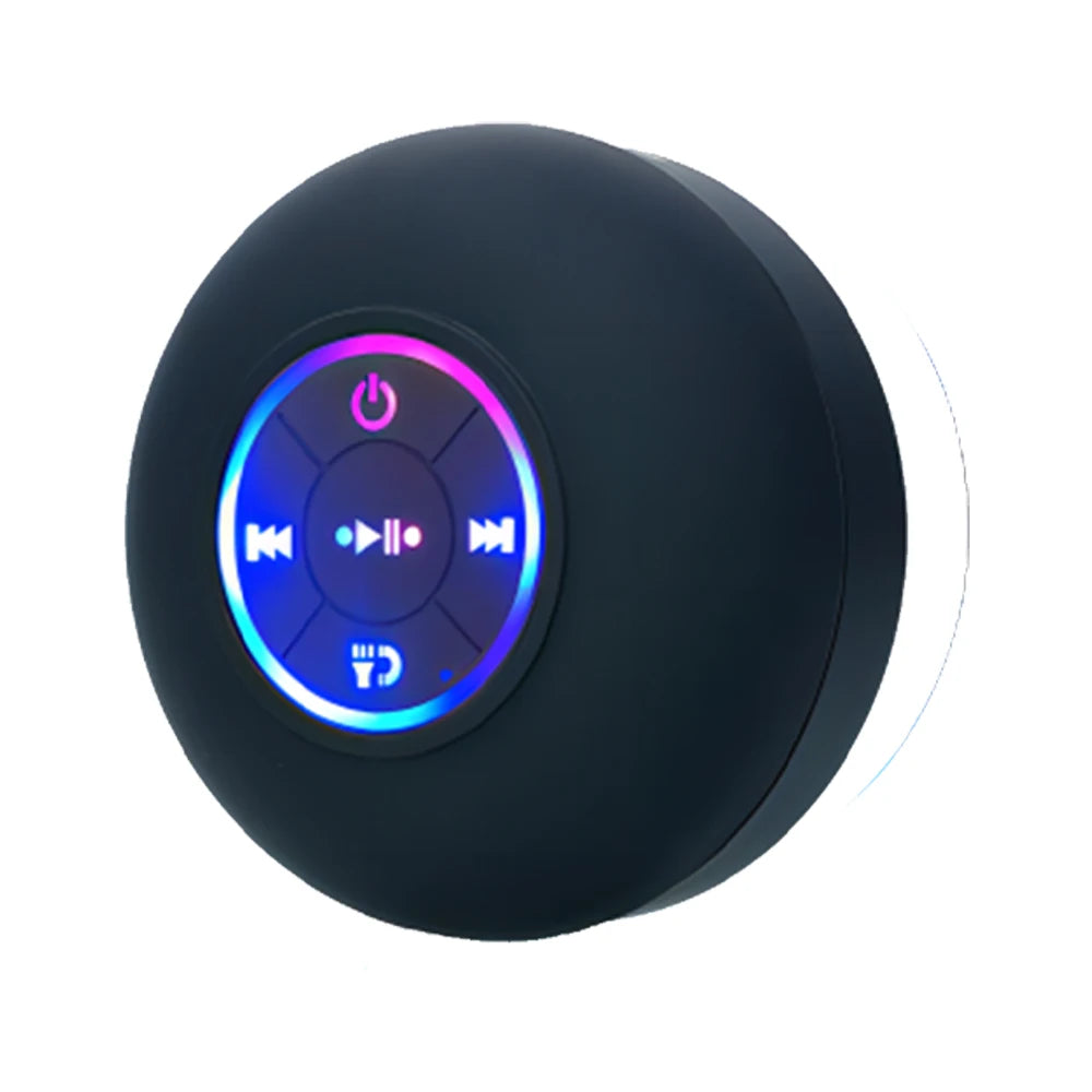Portable Wireless Bluetooth Speaker IPX4 Waterproof Loudspeaker Outdoor Sports Bathroom Large Suction Cup Mini Stereo Sound Box