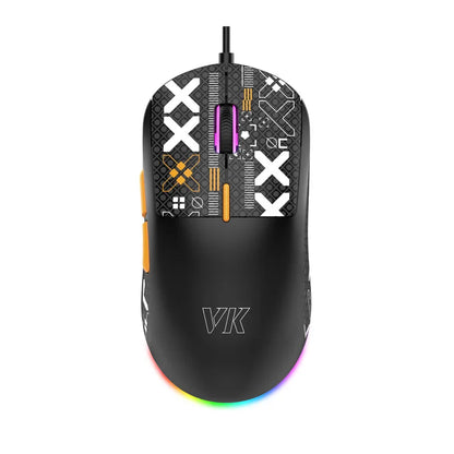Gaming Keyboard and Mouse Combo Mechanical Feel, Computer and Laptop Backlit Gamer Kit, RGB Wired Keyboard and Mouse With Sticke