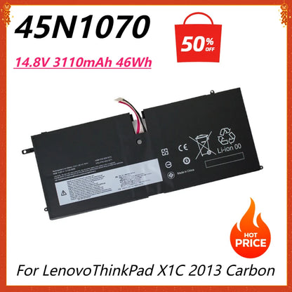 45N1070 Laptop Battery for Lenovo ThinkPad X1C 2013 Carbon ThinkPad X1 Carbon Series 3444 3448 3460 Tablet 45N1071