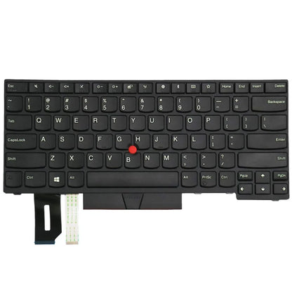 Laptop US Keyboard for Lenovo ThinkPad L380 L390 E490 E495 T490 L490 E480 E485 L480 T480s R480 R490 (No Backlight)