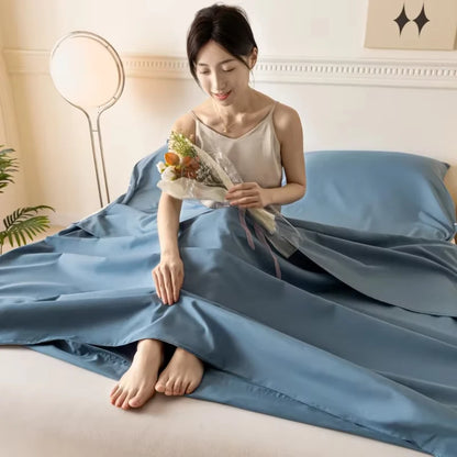Sleeping Bag Light Liner Cotton Sheet For Camping Travel Summer Portable Dirty-proof Sleeping Bag Hotel Outdoor Full Sheets Set