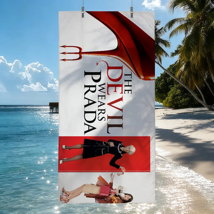 Movie The Devil Wears P-Pa-Prada-S 2 Towel Quick Drying Beach Towels Are Suitable For Swimming Pools Camping Yoga And The Gym