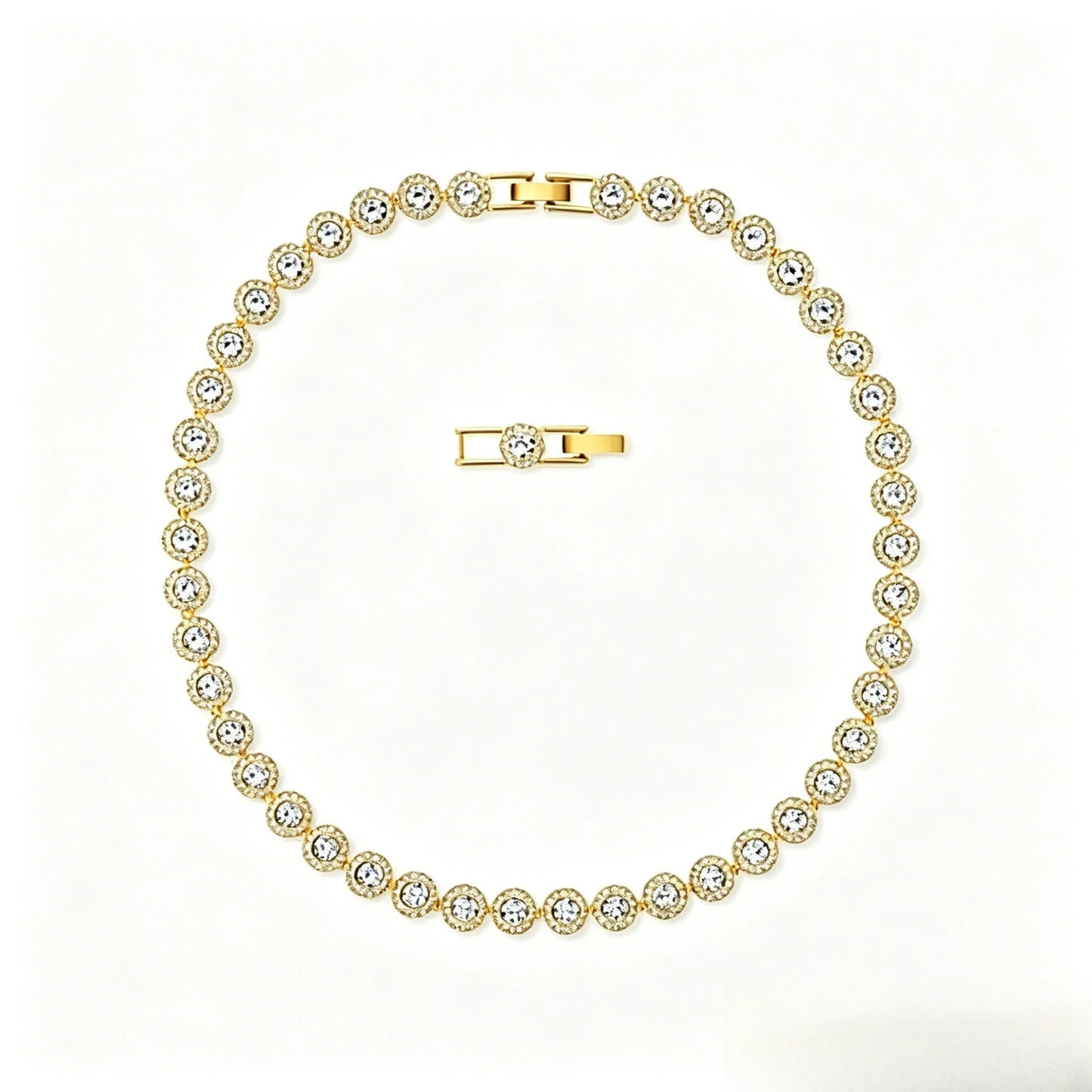 2026  Round Jewelry Set, Unique Earrings,Bracelet,Necklace, For Daily, Party, And Banquet Decor