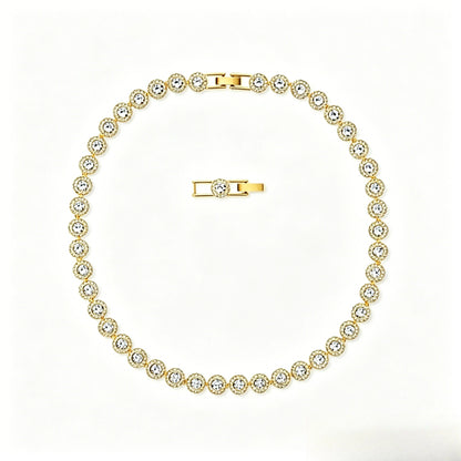 2026  Round Jewelry Set, Unique Earrings,Bracelet,Necklace, For Daily, Party, And Banquet Decor