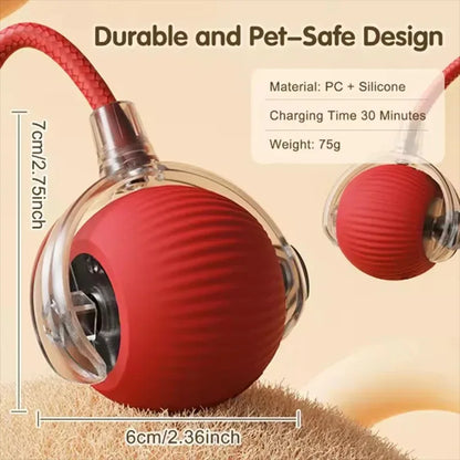 Durable Pet Toys for Dogs And Cats - Teaser Ball with Rope Jumping Ball Thud Toy for Self-Entertainment Pet Supplies