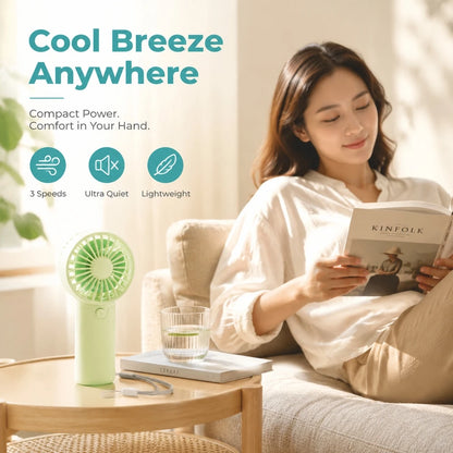 Portable Fan Convenient Creative Small Fan Pocket Hand-held Fan Lightweight AA Battery Handheld Mini Fan Air Coolers No Battery