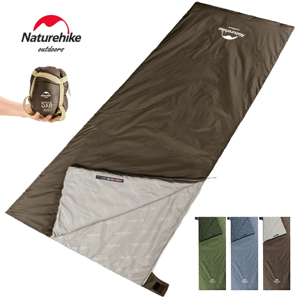 Naturehike Camping Sleeping Bag Outdoor Ultralight LW180 Waterproof Sleeping Bag Hiking Traveling Climbing 3 Seasons