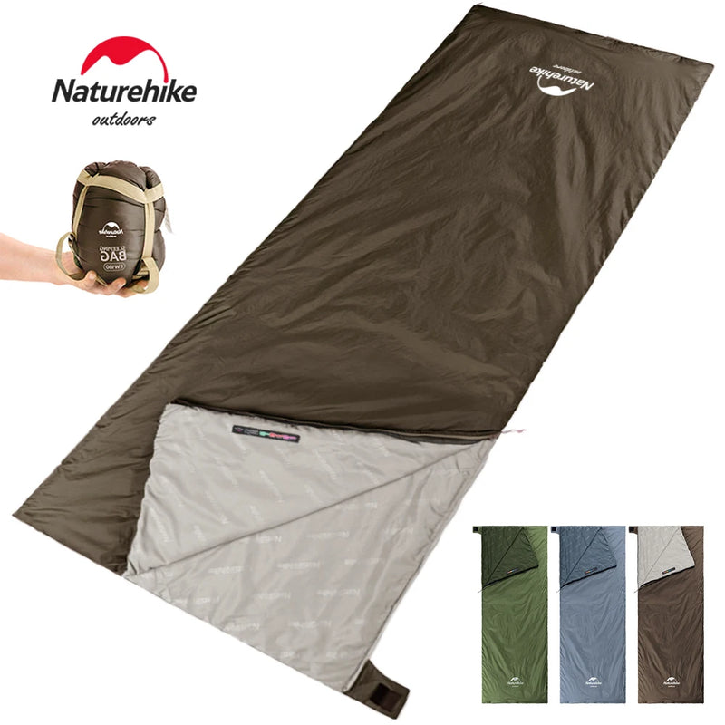 Naturehike Camping Sleeping Bag Outdoor Ultralight LW180 Waterproof Sleeping Bag Hiking Traveling Climbing 3 Seasons