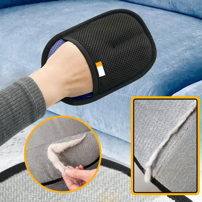 Pet Hair Cleaning and Removal Glove, Double‑Sided Pet Grooming Glove, Reusable Tool Suitable for Sofa, Dog and Cat Hair Cleaning