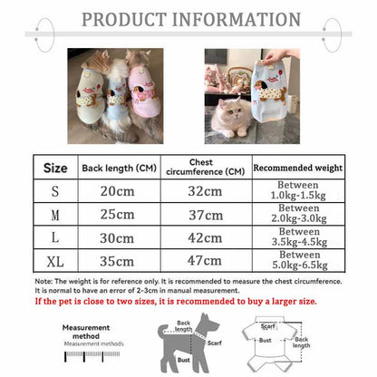 Soft Puppy Clothes Summer Cute Cat Clothes for Small Cat Vest Undershirt Breathable Small Dog Vest Pet Supplies with Hook