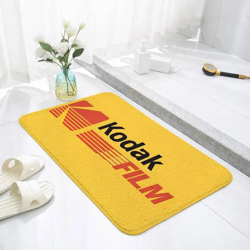 K-Kodak F-Film Camera Floor Mats Home Laundry Rug Carpet For Living Room Decor Lounge Area Anti-slip Foot Mat Entrance Doormat