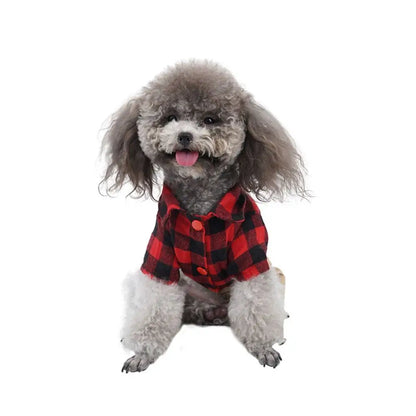 Pet Outfits Cotton Dog Clothes Soft Fashion Puppy Jumpsuits Breathable Cute Pet Pullover Four Seasons General