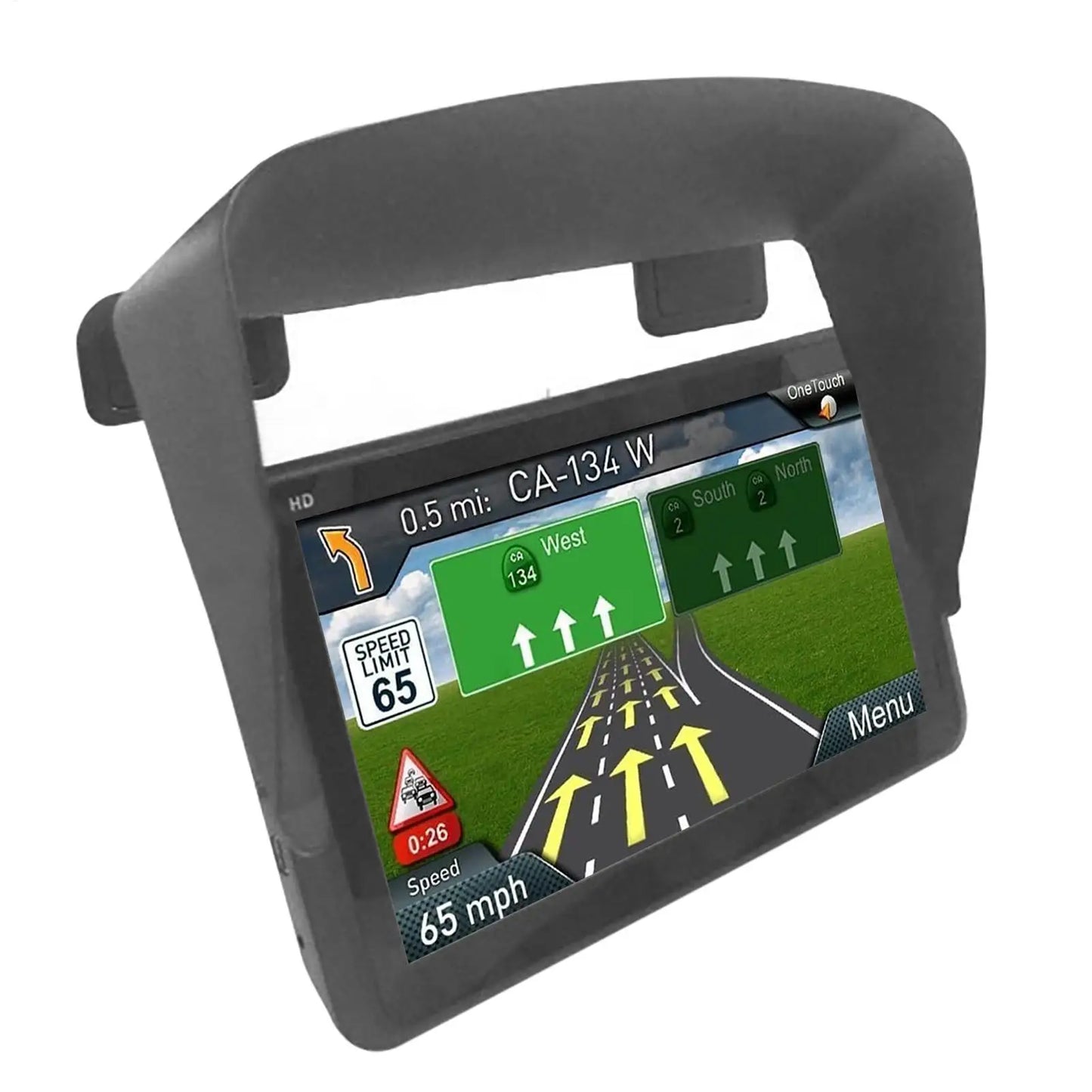 Car Navigation Sun Visor Anti Glare GPS Navigation Shield Vehicle Navigator Sunshade Visor for GPS Navigation Accessories