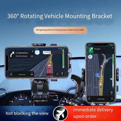 Mobile Phone Car Holder New Style Central Control Instrument PanelMulti-functional Car Universal Navigation Special Fixed Anti-s