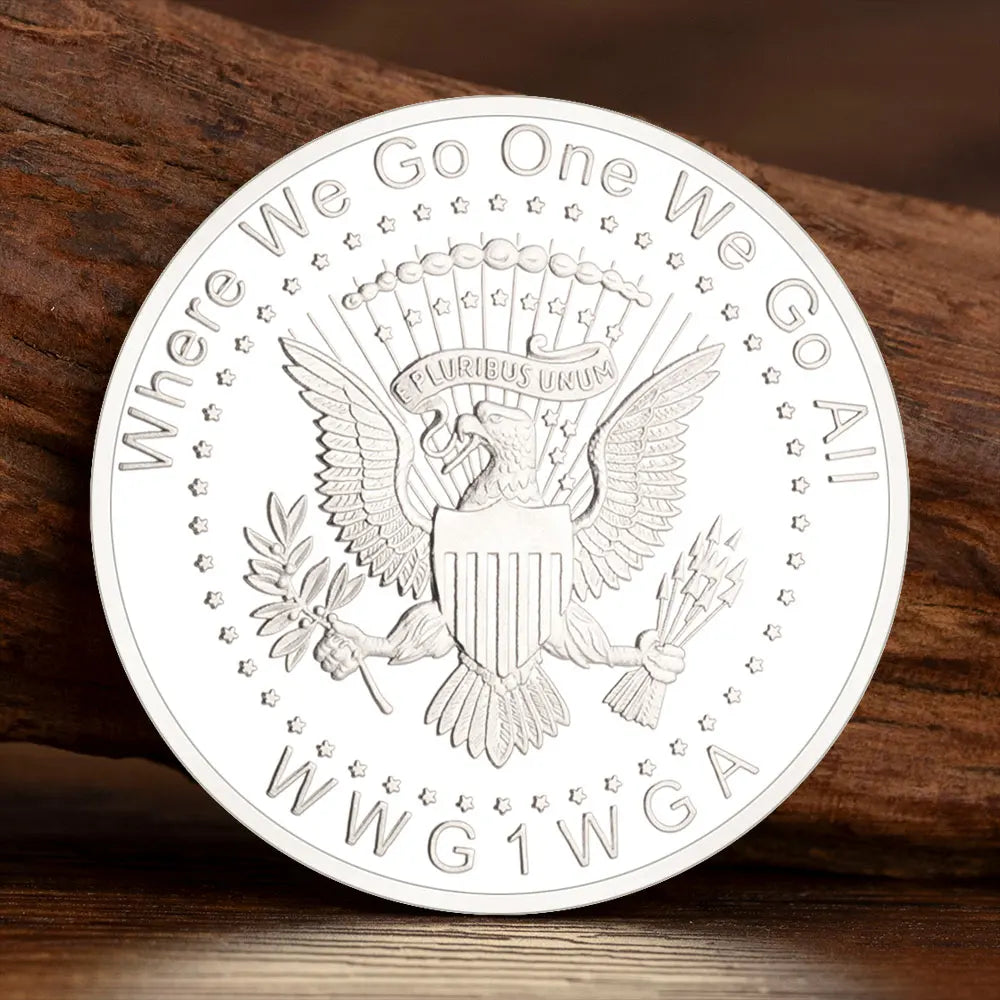 Where We Go One We Go All Commemorative Coins Usa Q Coins Collectible Coins Souvenirs Gift
