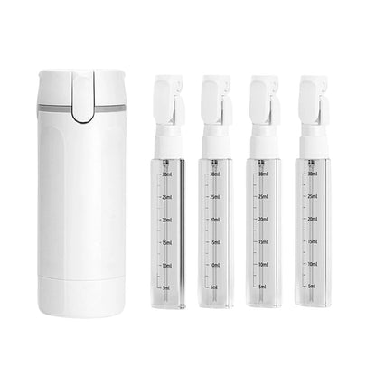 4-in-1 Travel Toiletries Bottle - Refillable, Leak-proof, Portable Travel Split Bottle, Emulsion Dispenser Bottle, Practical