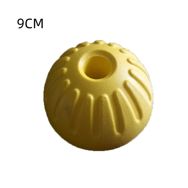 Pet Ball Toy without Rope Interactive Dog Training Chew Tooth Cleaning Indestructible Healthy Solid Core EVA Durable Elastic Toy