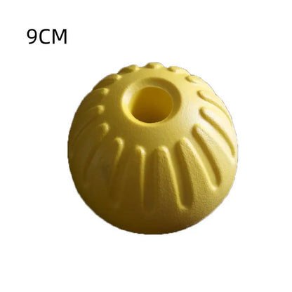 Pet Ball Toy without Rope Interactive Dog Training Chew Tooth Cleaning Indestructible Healthy Solid Core EVA Durable Elastic Toy