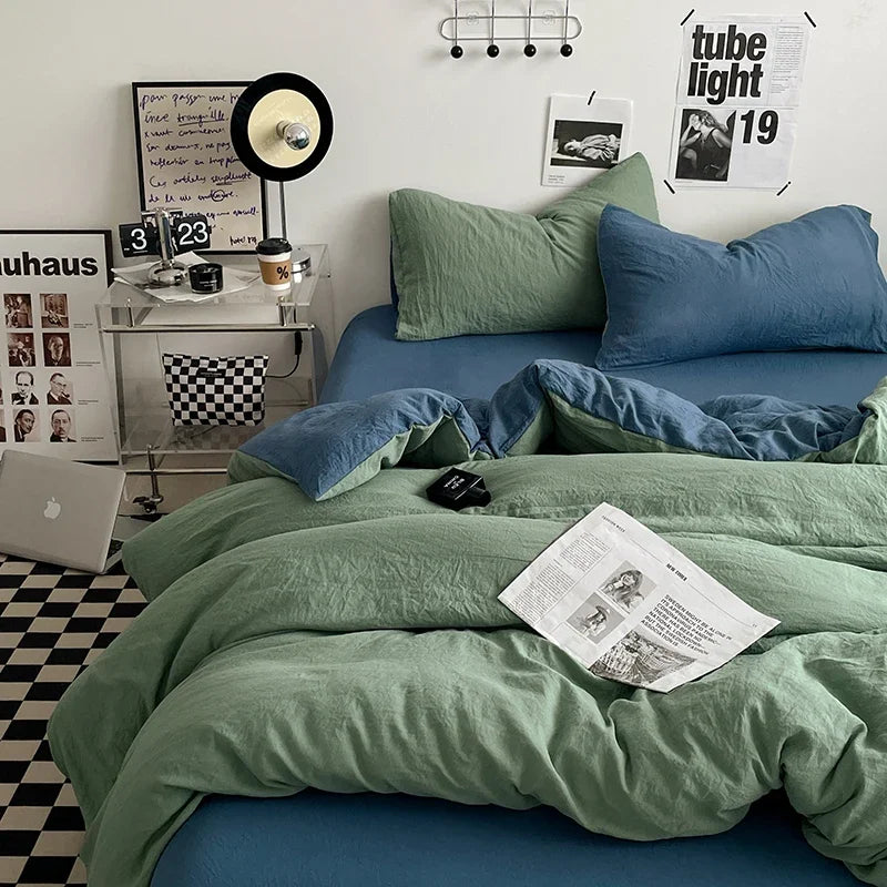 Bedding Comforter sets Duvet Cover bedsheets set with pillowcase Bedding Linens Set for Queen/King Bed edredones de cama