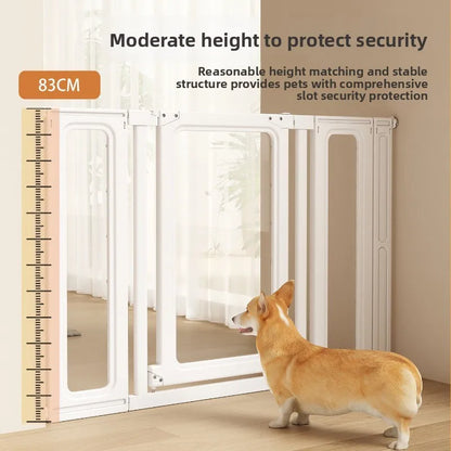 Pet Enclosure Isolation Fence Transparent Acrylic Resistant Scratching Indoor Railing Panels Guardrails Pet Products Accessories