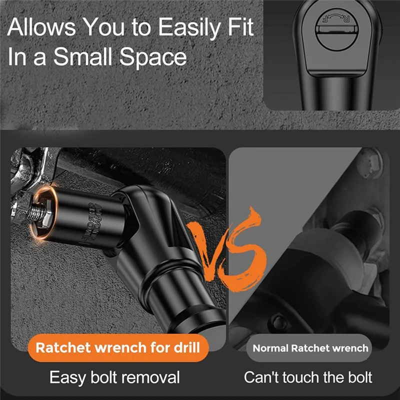 Hot Sale-Cordless Electric Ratchet Wrench,Impact Wrench Extender,Automatic Extension Wrench,Electric Extension Wrench